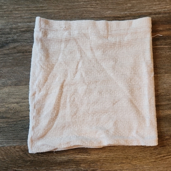 Monrow Off-White Knit mini Shirt Cotton Poly Blend  Size XS - Picture 6 of 6